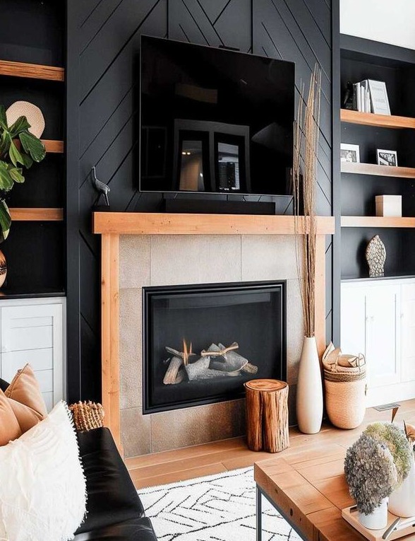 Fireplace installation